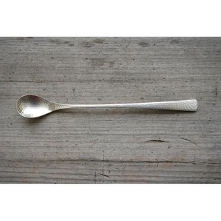 現貨💗日本製 和味 槌目 霧面不鏽鋼 高質感餐具 吧檯調理 攪拌匙 長柄 攪拌棒 咖啡匙 甜品 冰沙匙 19.5公分