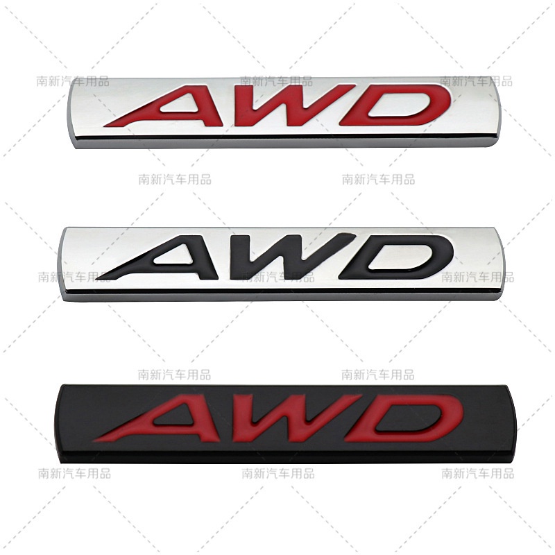 MAZDA 3d 金屬 AWD 2.5 徽章貼紙車身標誌貼花 4 輪驅動 SUV 關閉 4X4 貼紙適用於馬自達 6 C