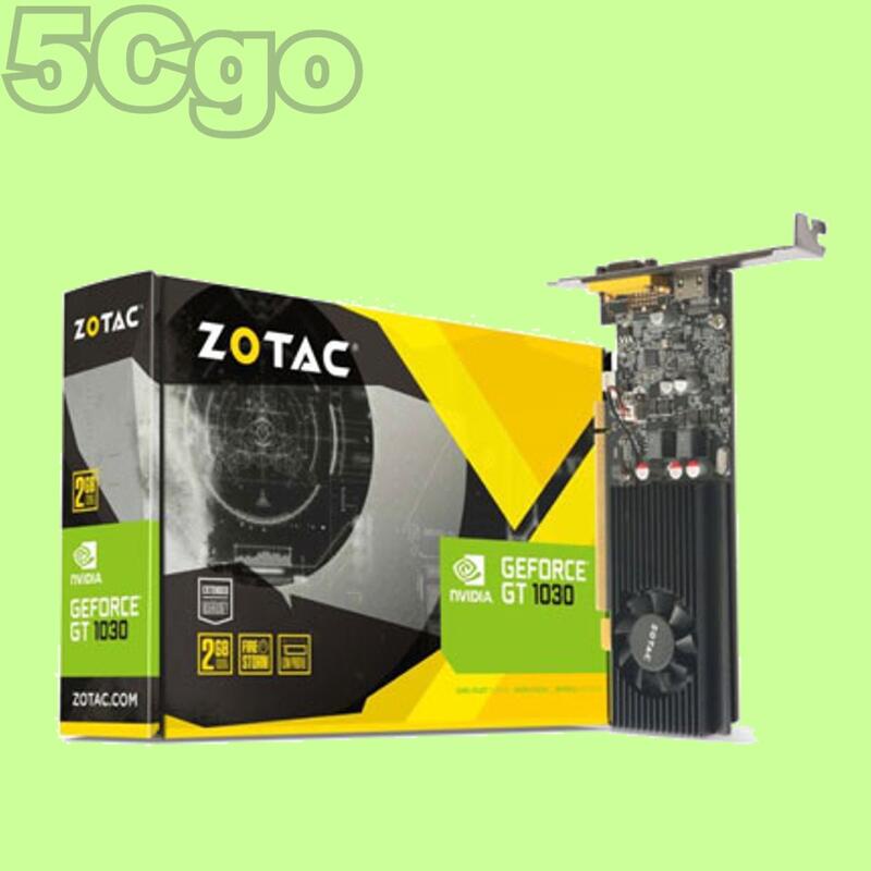 5Cgo【權宇】ZOTAC顯示卡GeForce GT 1030 2GB HDMI/VGA Z-GT1030-2G-PL