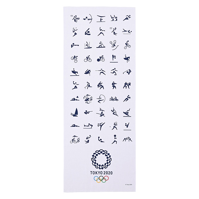 日本製🇯🇵東京奧運2020 限定紀念款 全競技項目 運動 純棉 毛巾