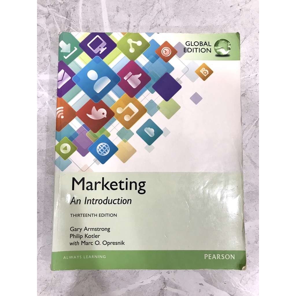 〈二手英文書〉Marketing: An Introduction, Global Edition, 13版