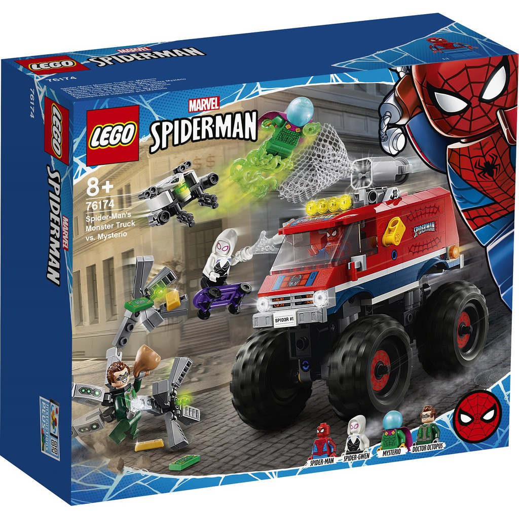 【群樂】盒組 LEGO 76174 Marvel-蜘蛛人的怪獸卡車vs神秘客 現貨不用等