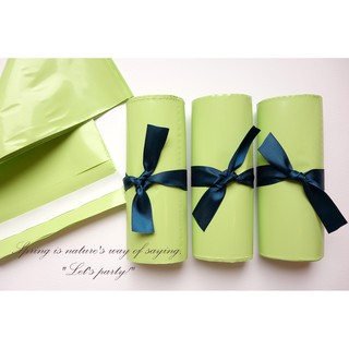 REPL) 破壞袋 綠色 蘋果綠 綠 12cm X 18cm +4cm 便利袋 快遞袋 OT