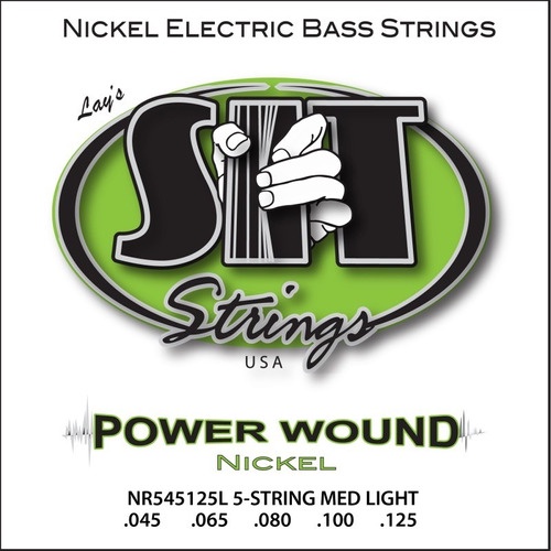 SIT Power Wound 45-125/ 45-130 美國製 五弦 電貝斯 Bass 套弦 [唐尼樂器]