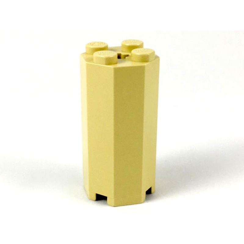 lego 樂高 埃及 法老王 6037 5988 2x2x3 1/3 米黃色 米色 八角圓柱 八角柱子