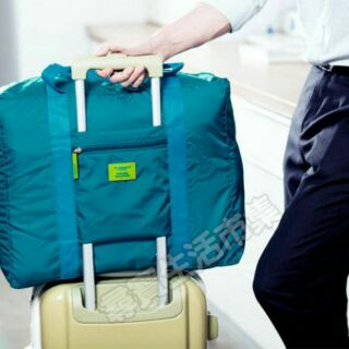 韓版防水尼龍折疊式旅行收納包 行李杆專用 大容量手提袋 萬用收納袋 出差 旅遊 登機隨身行李 行李袋 旅行袋 旅行包