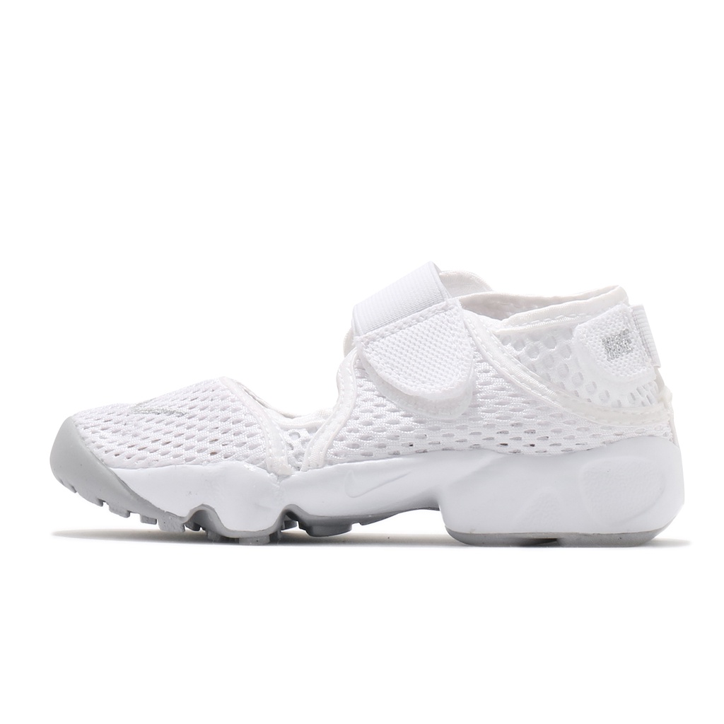 Nike 童鞋 Rift PS 全白 白 忍者鞋 魔鬼氈 分趾鞋 小朋友 中童鞋 親子鞋【ACS】 322359-111