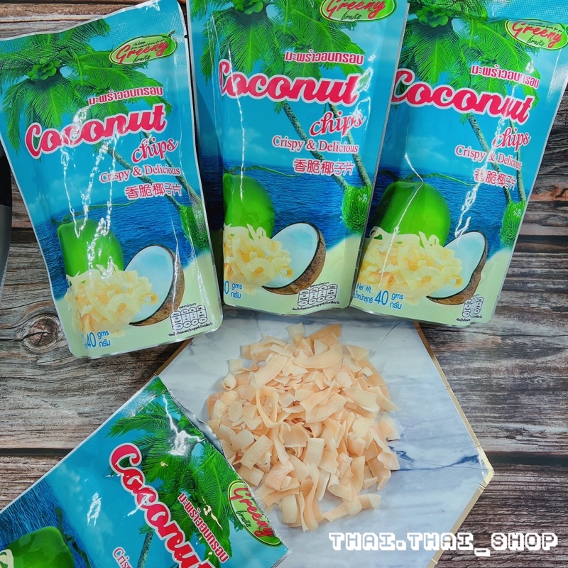 泰國🇹🇭香濃椰子脆片🥥 มะพร้าว coconut chips 現貨秒出❗️