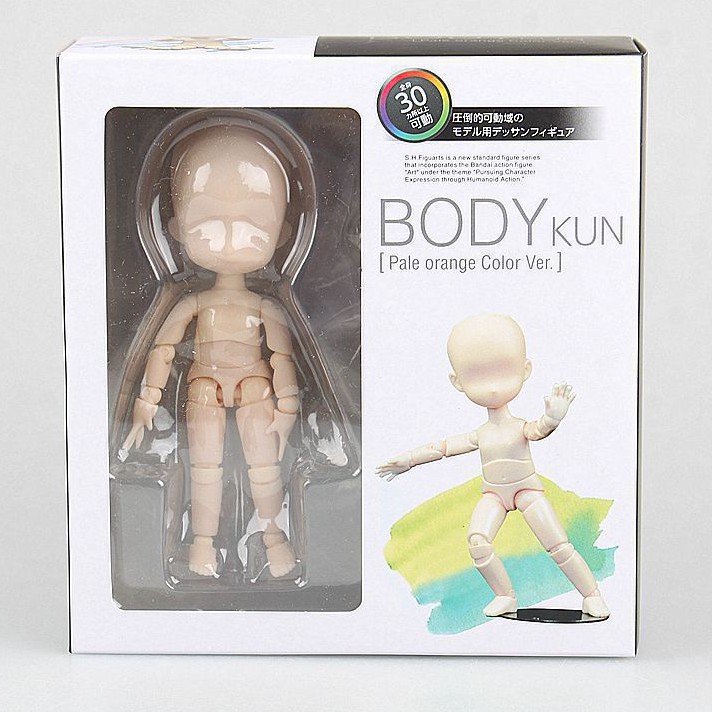 Figma Q版素體小孩素描人偶童年迷你關節體可動手辦模型擺件 蝦皮購物