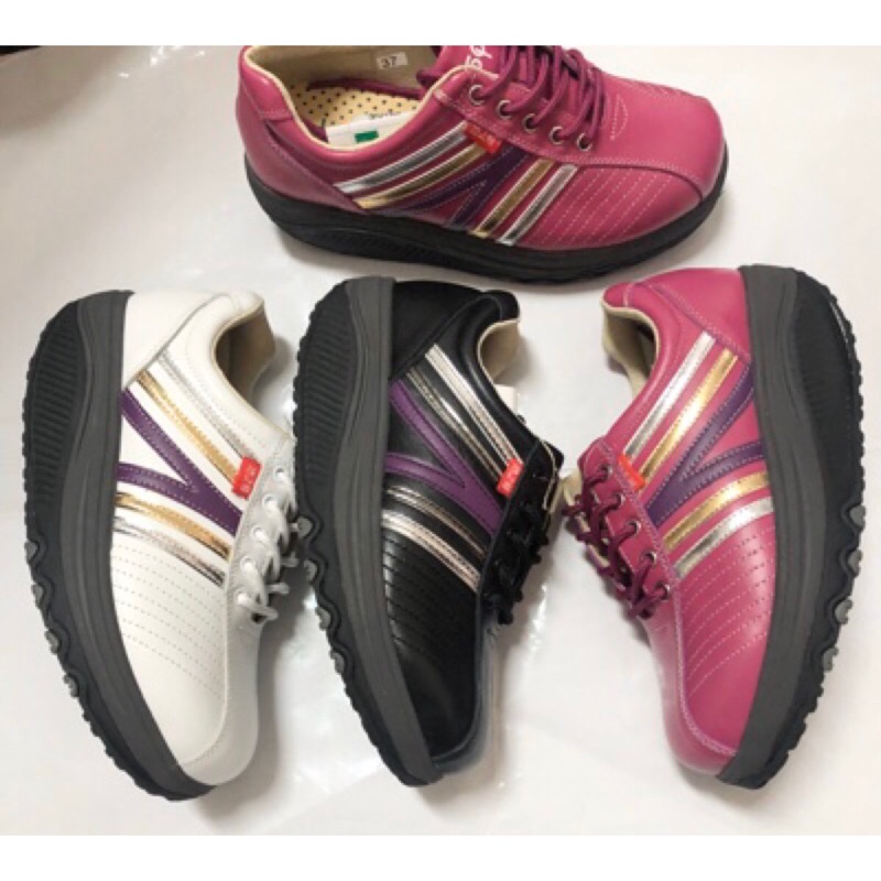 地之柏 真皮台灣製美姿健美鞋 優惠價 牛皮 S320 台灣製造真皮氣墊休閒運動鞋 先提問現 預購 蝦皮購物