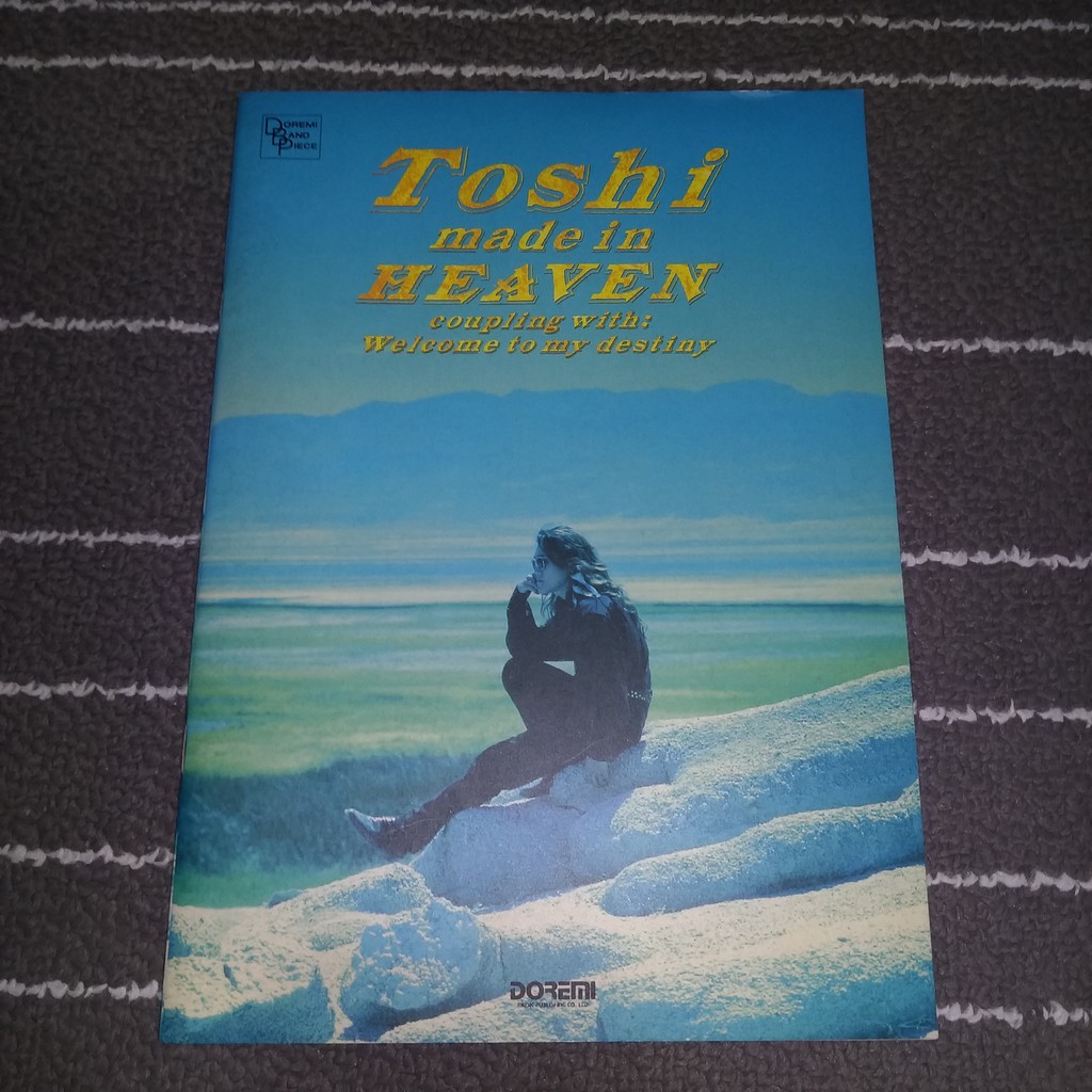 Toshi Made In Heaven 單曲團譜 X Japan X Japan Toshl 蝦皮購物