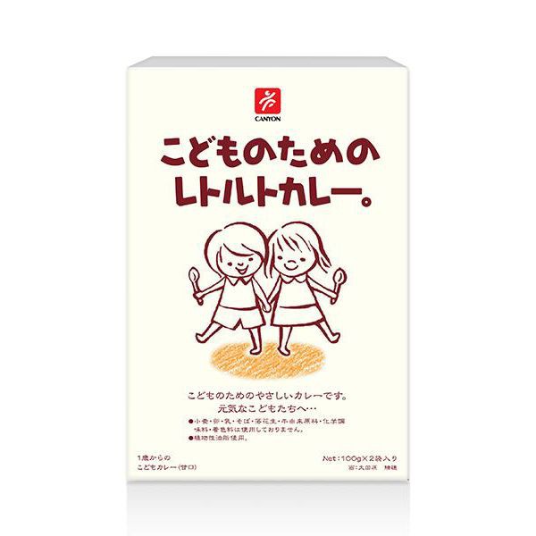 日本 CANYON 兒童咖哩調理包100gx2(一歲以上適用)【麗兒采家】