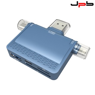 JPB 多功能OTG讀卡機 USB/SD/TF/Lightning適用 立即資料傳輸 備份