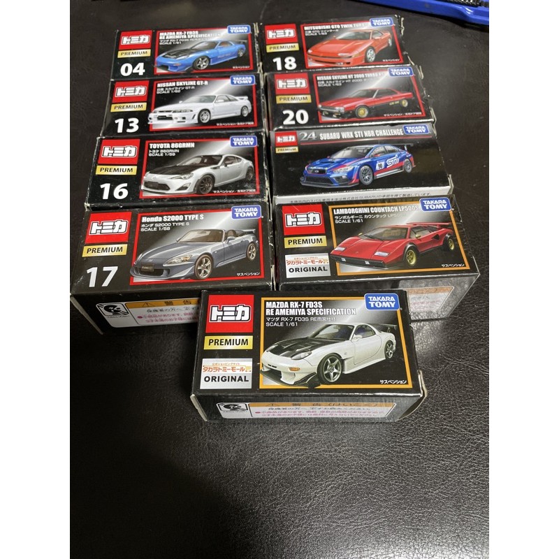 TOMICA 多美 拆封 二手 黑盒 RX7 GTR 86 s2000 頭文字D