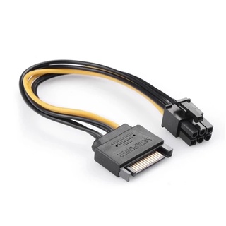 15PIN SATA 轉 6 PIN 顯示卡 挖礦 競技 GTX RTX RX R9 XT VEGA