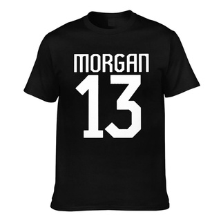 優質 Alex Morgan 美國足球隊 Morgan 13 父親/爸爸棉夏季 T 恤