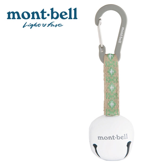 【mont-bell 日本】Trekking Bell Round 熊鈴鉤環 白色 (1124846-WT)