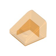 LEGO 樂高 54200 透明橘 平滑小斜角 Slope 30 1x1 4244369 6245265