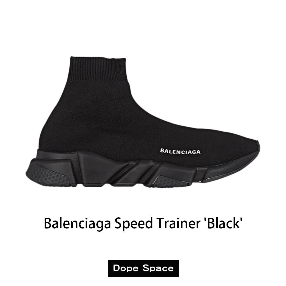 balenciaga speed trainer black