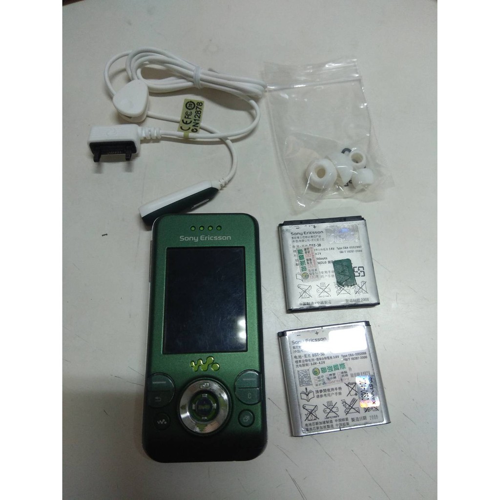 索尼愛立信 Sony Ericsson W580i 經典手機 綠色 &lt;二手正常機&gt;