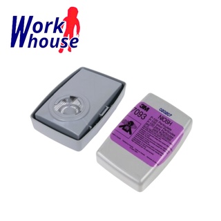 【Work house】3M 7093 P100等級防塵濾罐 2入 可測試氣密性 防毒面罩 濾毒罐