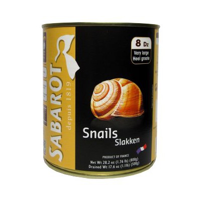 法國 SABAROT 田螺肉 Helix Escargots 800g  約 96粒 螺肉