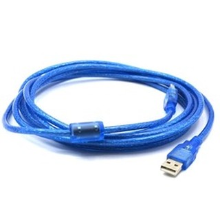USB公對公線/USB A公對A公線/USB公轉公 USB傳輸線線/數據線/充電線 1.5米/1.5公尺 藍