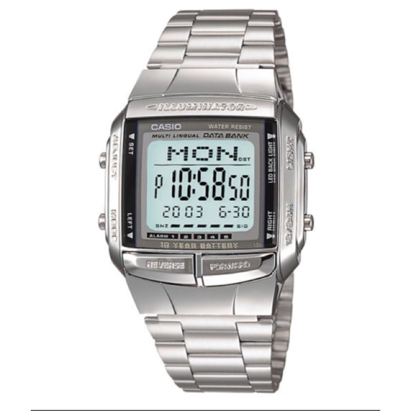 CASIO卡西歐歷久不衰熱銷DATABANK系列錶款經,典復古潮流電子錶 DB-360  DB-360G