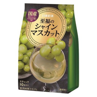 日本 日東紅茶 沖泡飲料 麝香白葡萄風味果汁 即溶沖泡粉