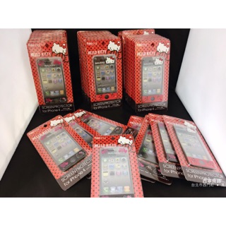 出清品 蘋果iphone4 hello kitty 螢幕保護貼 出清庫存品 請看商品詳情