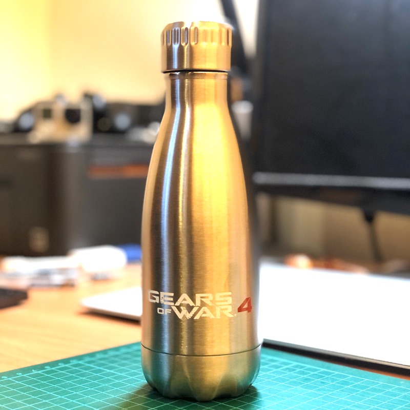 微軟 MICROSXBOX XBOXONE 戰爭機器4 聯名 限量 水瓶