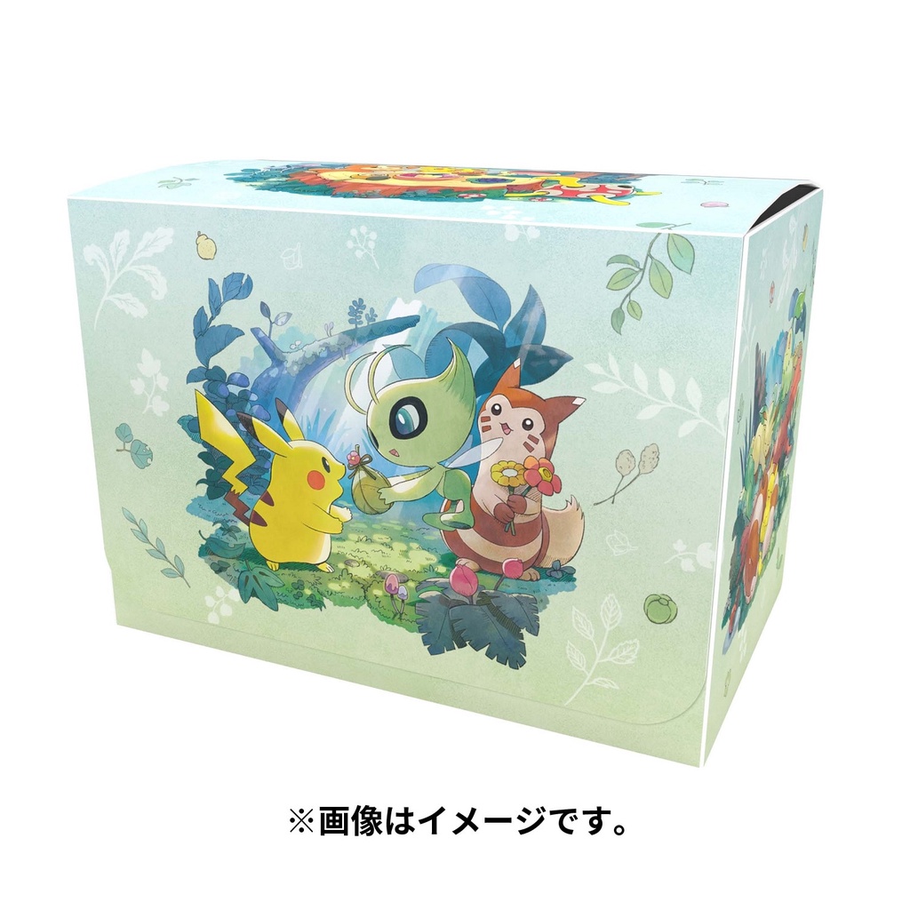 【現貨】日本製 寶可夢中心 限定 PTCG 寶可夢卡牌遊戲 森林之贈物 卡牌收藏盒 卡盒
