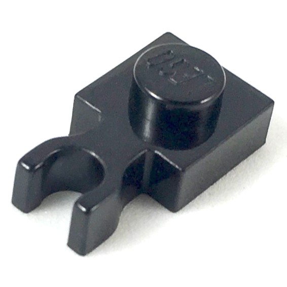樂高 Lego 黑色 U型 水平夾 Black Plate Modified 1x1 Clip 4085b 積木 零件