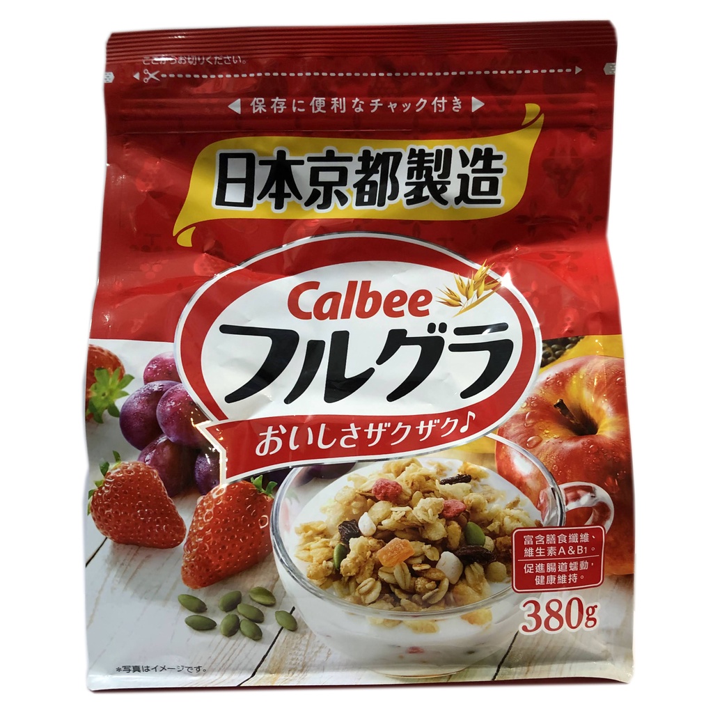 calbee 加樂比 富果樂 水果早餐麥片380g/包