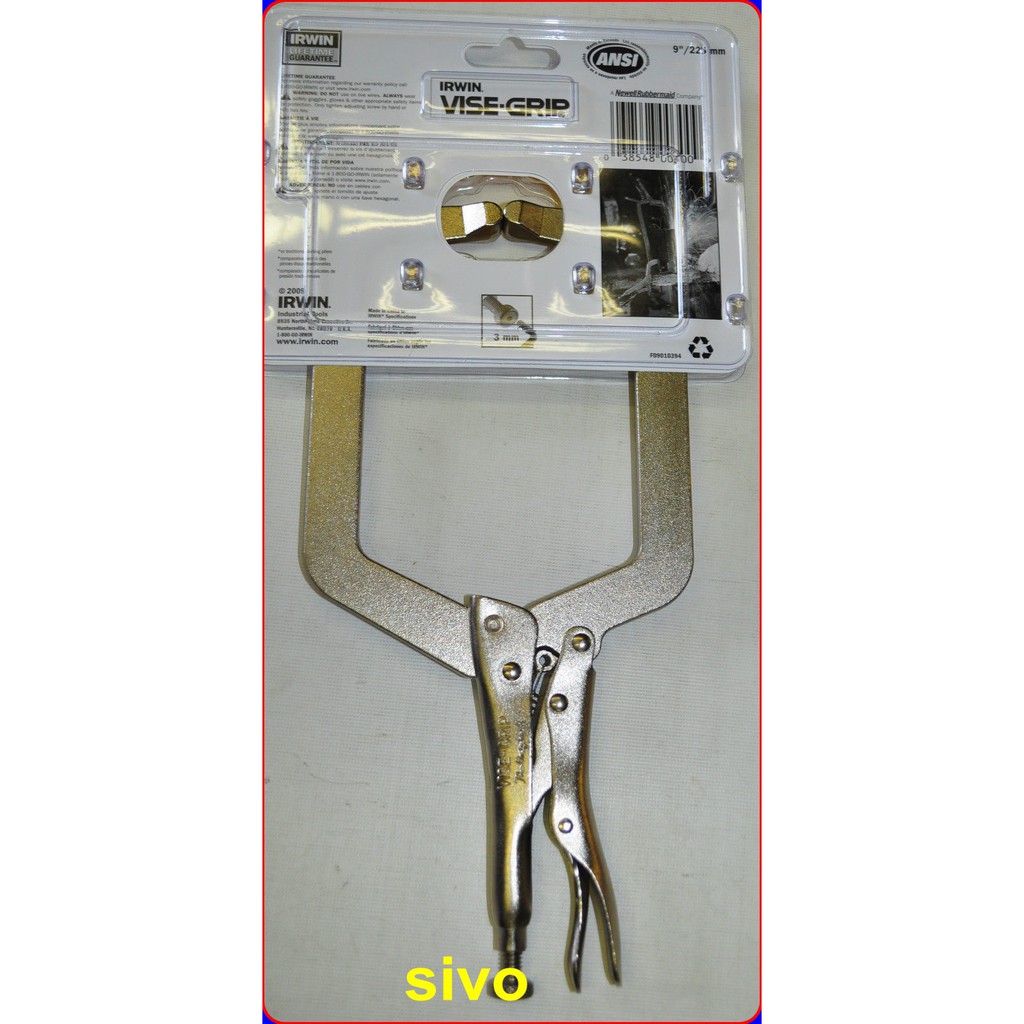 美國握手牌萬能鉗 IRWIN VISEGRIP 18DR 18"超寬C型萬能鉗 蝦皮購物