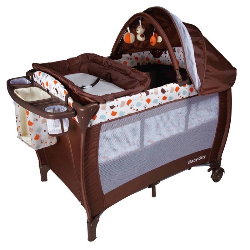 🎉銷售NO.1 Baby City 多功能 全配式 雙層 遊戲床 睡床 嬰兒床
