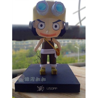 航海王_騙人布 Q版 立體紙模型 手工DIY 3D 摺紙 折紙 折一折 紙製品 動漫 ACG 海賊王