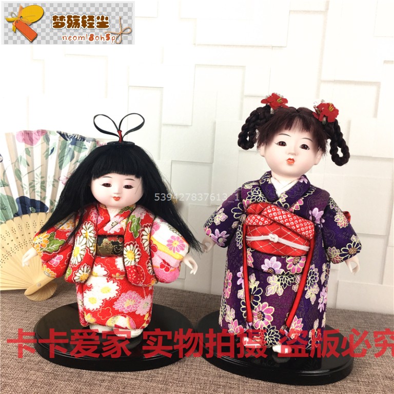 夢殤 輕塵日本人偶藝妓靈魂擺渡同款娃娃市松人形裝飾品禮物擺件保平安 蝦皮購物