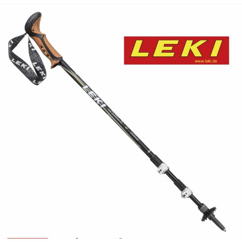 【現貨】德國LEKI Corklite DSS 超輕鋁合金軟木橡膠握把避震快扣登山杖 6402156