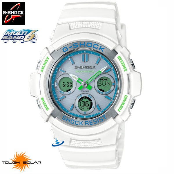 金響鐘錶 全新casio Awg M100swg 7a G Shock 公司貨 太陽能 電波時計 蝦皮購物