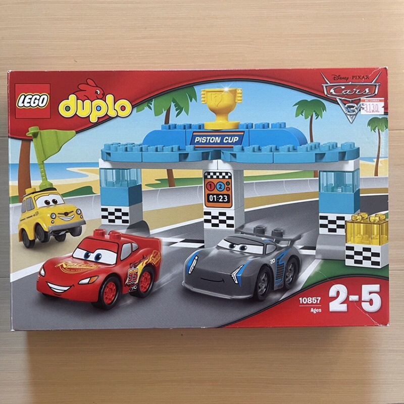 二手 日本 樂高 得寶系列 LEGO DUPLO Cars (10857) 生日禮物 交換禮物 迪士尼 玩具 卡通人物