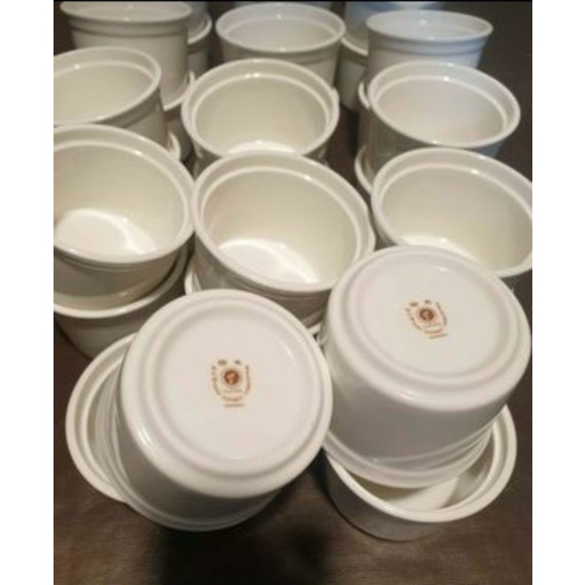 大同強化瓷器/燉盅/湯 盅 /茶碗蒸總共30個 售:1200