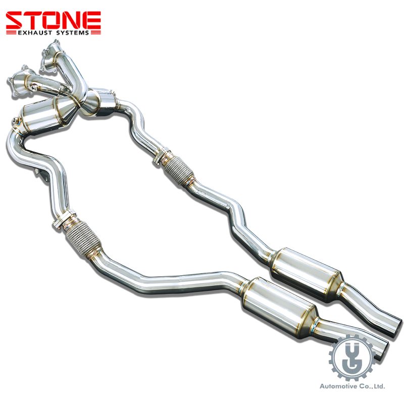 【YGAUTO】STONE巨石｜AUDI RS6 奧迪｜Eddy Catalytic Downpipe｜渦流觸媒排氣管
