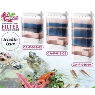 【魚村】小螃蟹～低水位過濾器400L/H（2層～3層～4層）滴流式低水位過濾器