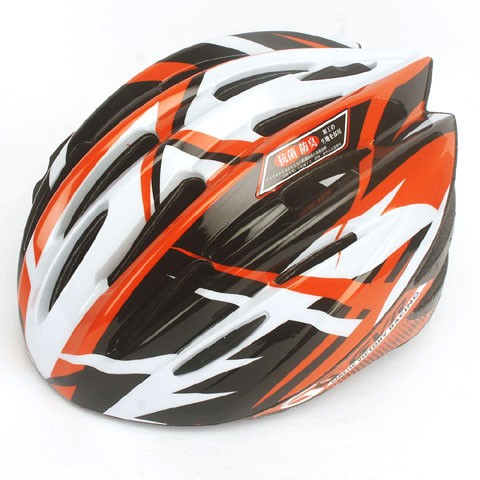 【阿亮單車】GVR 專業自行車安全帽(G203)（跳躍系列附鏡片）橘色《C77-197-E》