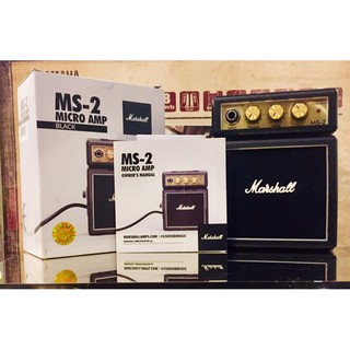 好禮二選一 Marshall MS-2 MS2 1瓦 迷你小音箱 搖滾 音箱 經典配置 電吉他