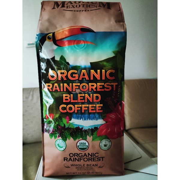 好市多（不用等，有現貨）MAGNUM熱帶雨林咖啡豆907克（2磅）賞味期：20240730（如圖三）