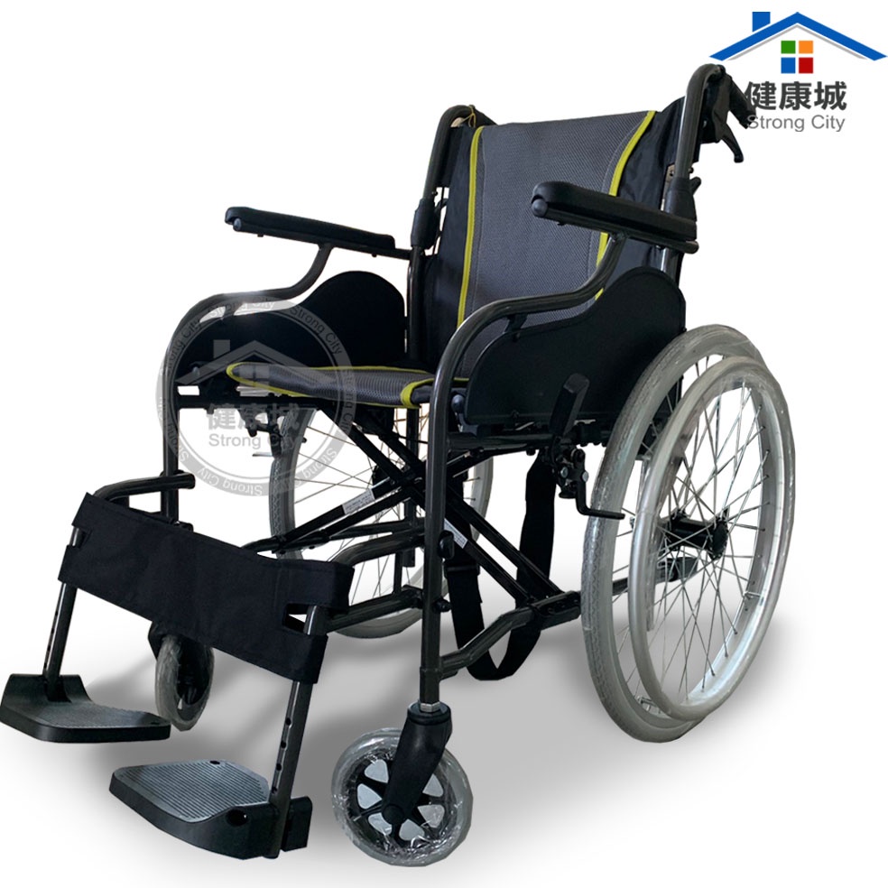 免運 展示品特價 輕量型康而富輪椅  坐墊16吋  大輪/小輪 可折背 輪椅 輕 (健康城)