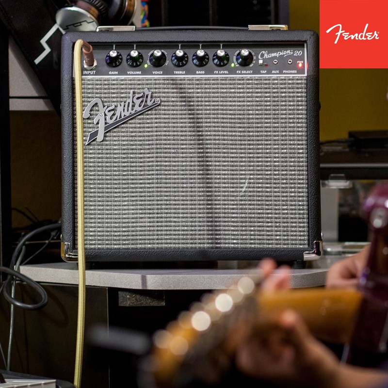 宅配免運【公司貨】Fender Champion 20 瓦 20W 原廠公司貨 電吉他 電吉他音箱 音箱 初學入門音箱