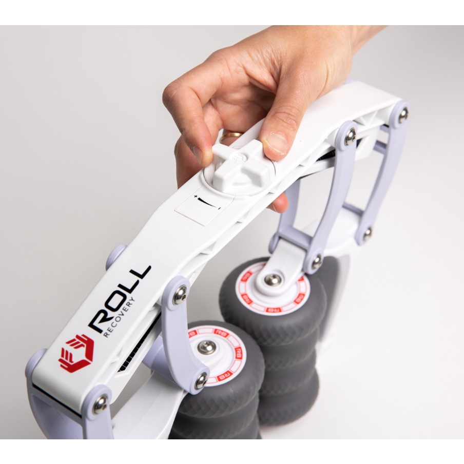 [最新款-可調鬆緊]Roll recovery R8 plus - R8+手持式深層筋膜滾筒放鬆器-按摩器-可調整力道